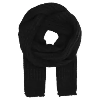 Шерстяной шарф Marc Cain, черный