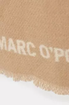 Шерстяной шарф Marc O'Polo, бежевый