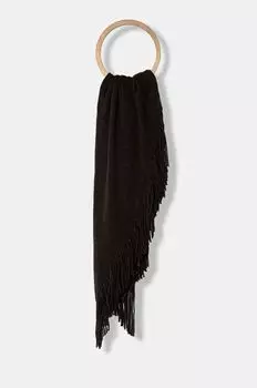 Шерстяной шарф Marella, коричневый