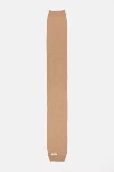 Шерстяной шарф Moschino, коричневый