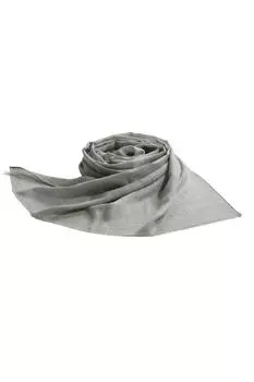 Шерстяной шарф Новый однотонный шарф из смеси шерсти и шелка Blue Chilli, коричневый