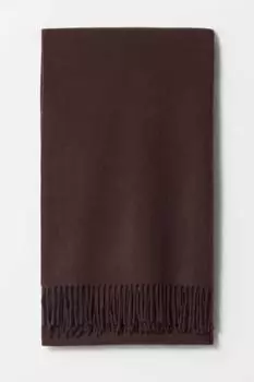 Шерстяной шарф-одеяло с бахромой & Other Stories, красный