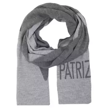 Шерстяной шарф Patrizia Pepe, серый