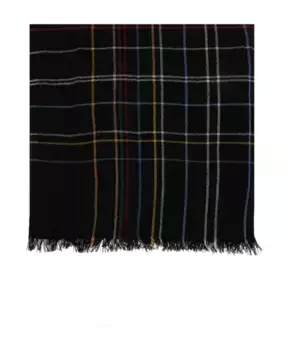 Шерстяной шарф Paul Smith, черный