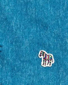 Шерстяной шарф Paul Smith, синий