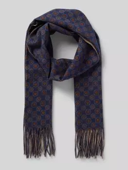 Шерстяной шарф с бахромой Ascot