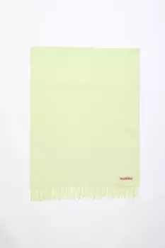 Шерстяной шарф с бахромой - оверсайз Acne Studios, Pale green