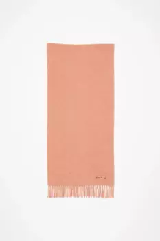 Шерстяной шарф с бахромой – узкий Acne Studios, Rose Melange