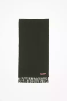 Шерстяной шарф с бахромой – узкий Acne Studios, Wood Green Melange