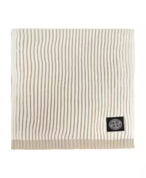 Шерстяной шарф Stone Island, бежевый