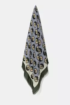 Шерстяной шарф Tambuto Weekend Max Mara, зеленый