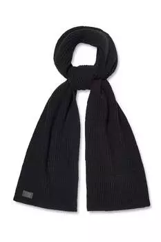 Шерстяной шарф Ugg, черный