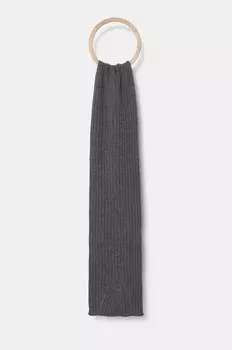 Шерстяной шарф United Colors Of Benetton, серый