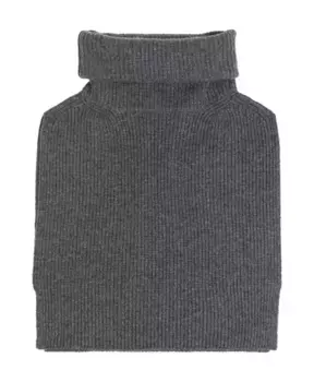 Шерстяной шарф Yves Salomon, серый