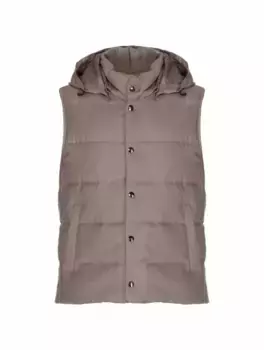 Шерстяной стеганый жилет Montecore, серый