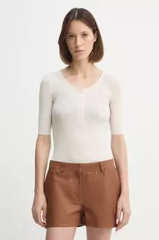 Шерстяной свитер Agnes Herskind, бежевый