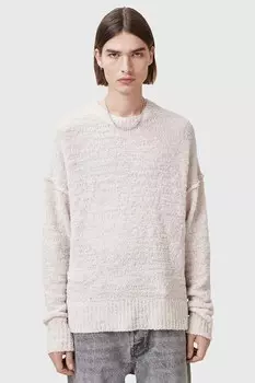 Шерстяной свитер AllSaints CHILLION, белый