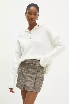 Шерстяной свитер Answear Lab, бежевый