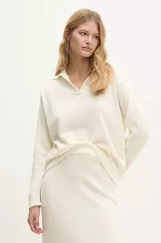 Шерстяной свитер Answear Lab, бежевый