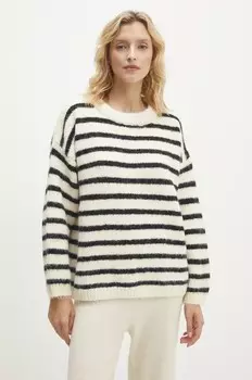 Шерстяной свитер Answear Lab, бежевый