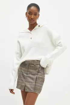 Шерстяной свитер Answear Lab, бежевый