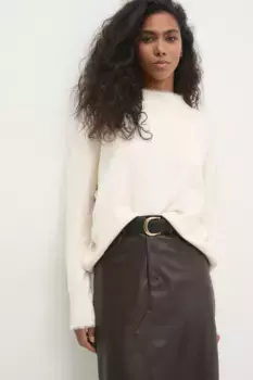 Шерстяной свитер Answear Lab, бежевый