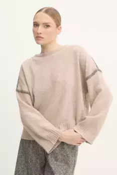 Шерстяной свитер Answear Lab, бежевый