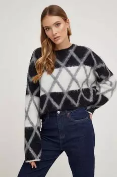 Шерстяной свитер Answear Lab, черный