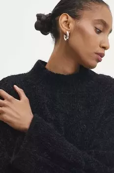 Шерстяной свитер Answear Lab, черный