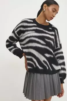 Шерстяной свитер Answear Lab, черный