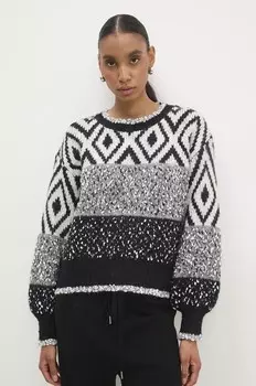 Шерстяной свитер Answear Lab, черный