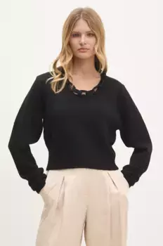 Шерстяной свитер Answear Lab, черный