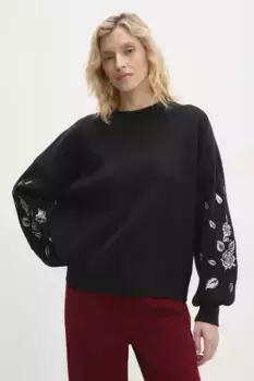 Шерстяной свитер Answear Lab, черный