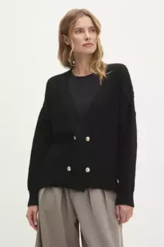 Шерстяной свитер Answear Lab, черный