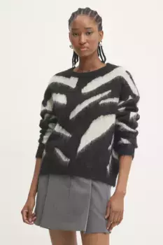 Шерстяной свитер Answear Lab, черный