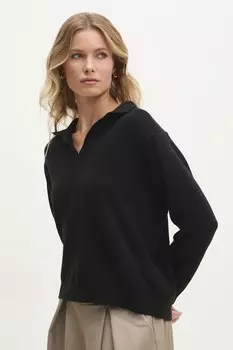 Шерстяной свитер Answear.Lab, черный