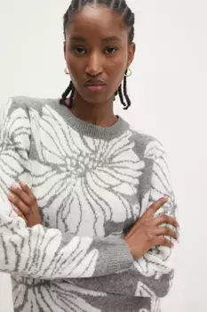 Шерстяной свитер Answear Lab, серый