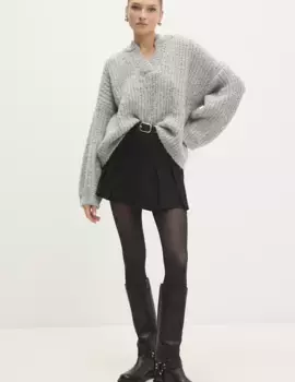 Шерстяной свитер Answear Lab, серый