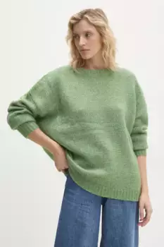 Шерстяной свитер Answear Lab, зеленый