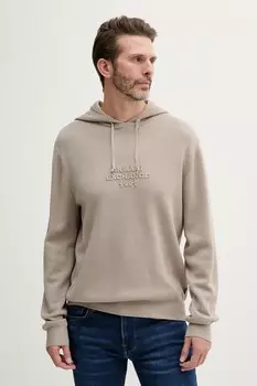 Шерстяной свитер Armani Exchange, бежевый