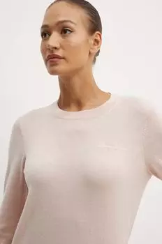 Шерстяной свитер Armani Exchange, розовый