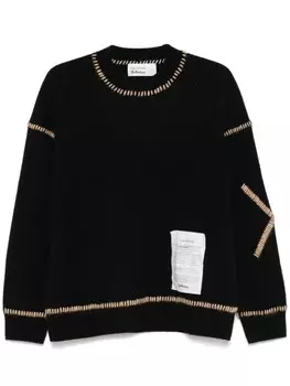 Шерстяной свитер Ballantyne, черный