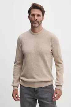 Шерстяной свитер Barbour, бежевый