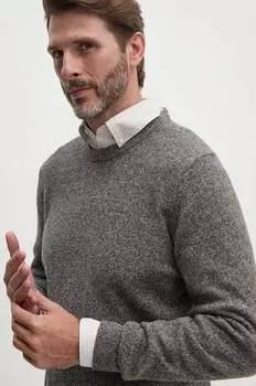 Шерстяной свитер Barbour, серый