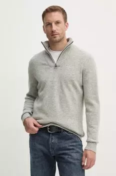 Шерстяной свитер Barbour, серый