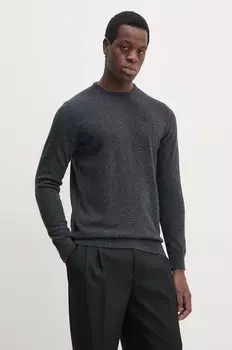 Шерстяной свитер Barbour, серый