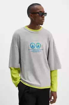 Шерстяной свитер BLUEMARBLE, серый