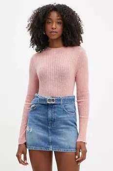 Шерстяной свитер Boss Orange, розовый