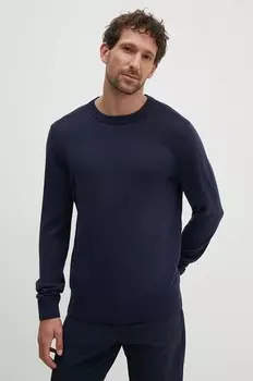 Шерстяной свитер Boss Orange, синий