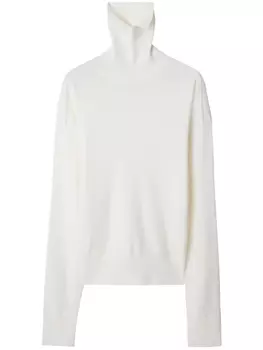 Шерстяной свитер Burberry, белый